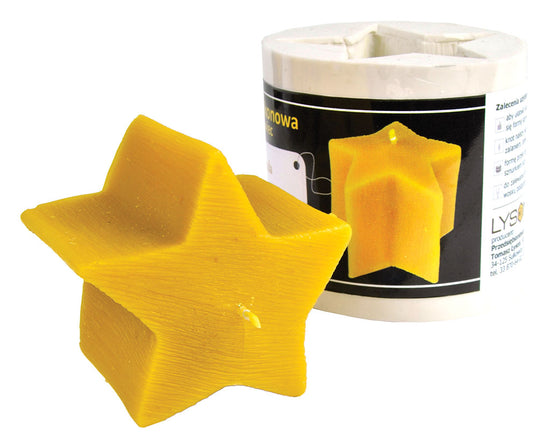 Large Star Silicon Candle Mould