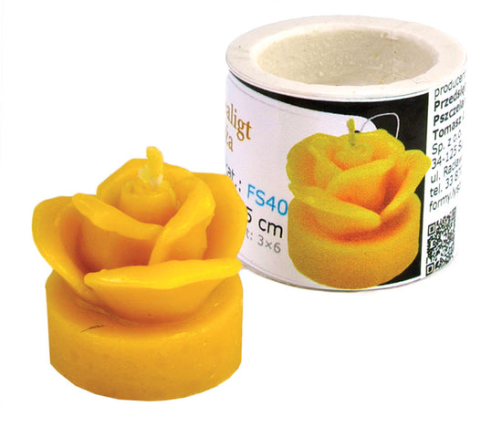 Tealight Rose Silicon Candle Mould